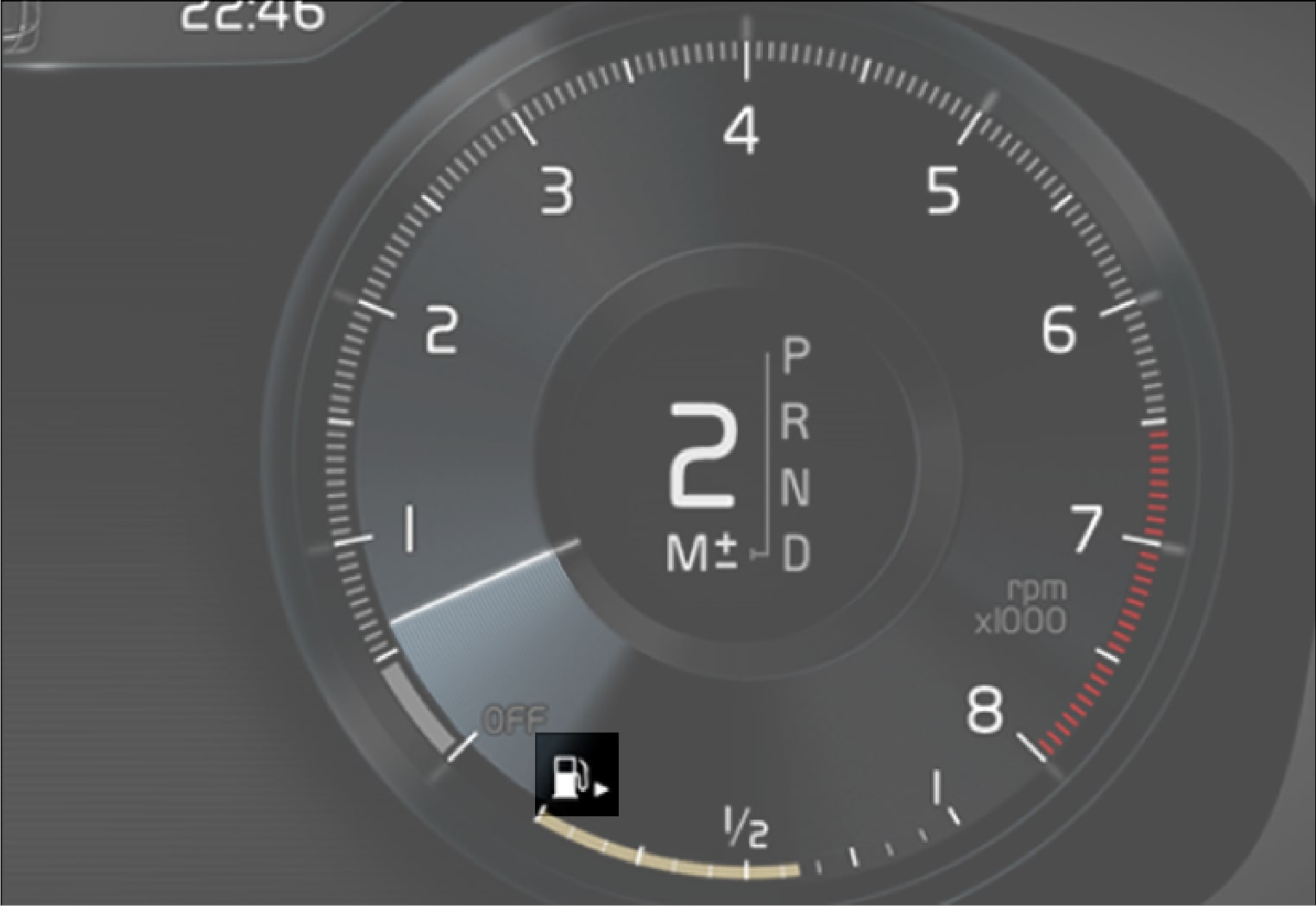 Fuel gauge | Fuel | Starting and driving | XC40 2021 Early | Volvo Support